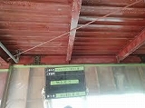 レベル1 石綿吹付け材の撤去完了