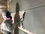 レベル3 アスベスト含有仕上塗材の除去作業